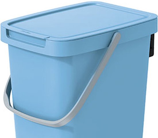 Keden - Compact Q - Poubelle 12L - poubelle - bleu clair