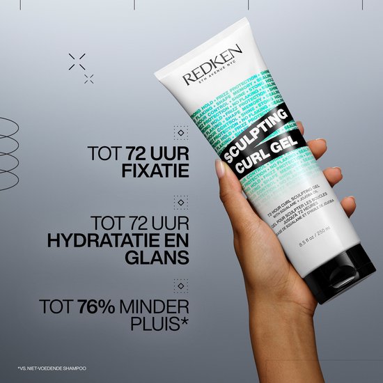 Redken Sculpting Curl Gel - Sterke Houdbaarheid voor gedefinieerde en gehydrateerde Krullen - 250ml