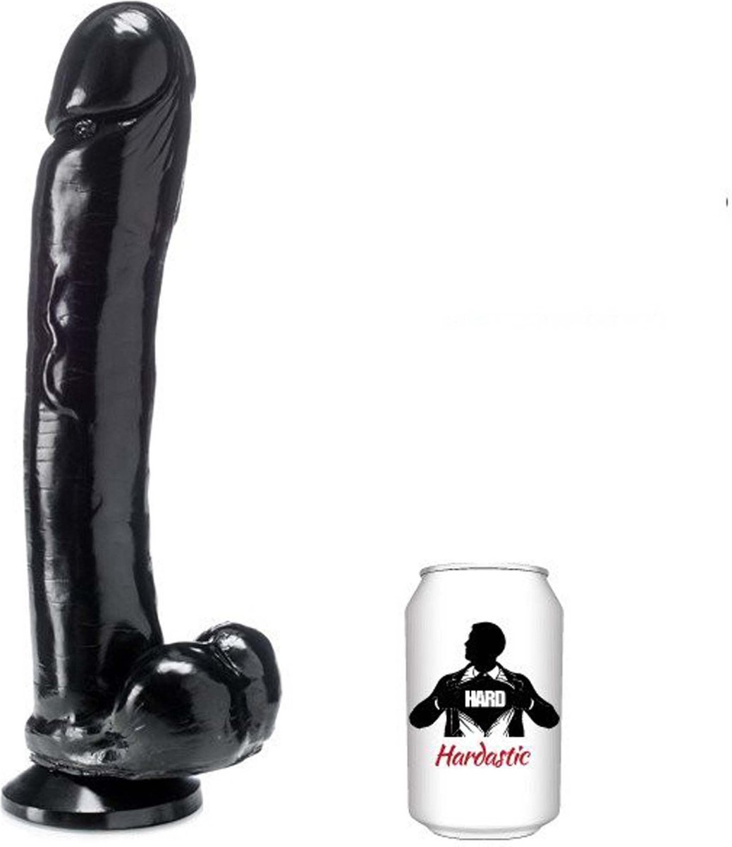 Gangbangster - Super Ken - Dildo - 30 x 6 cm - PVC - Zwart
