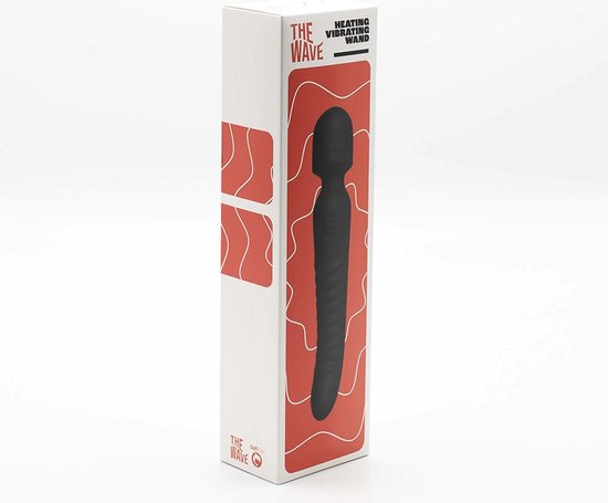 The Wave - Mission - Vibromasseur Chauffant et Vibrant - Utilisation Double  Face - Zwart | bol