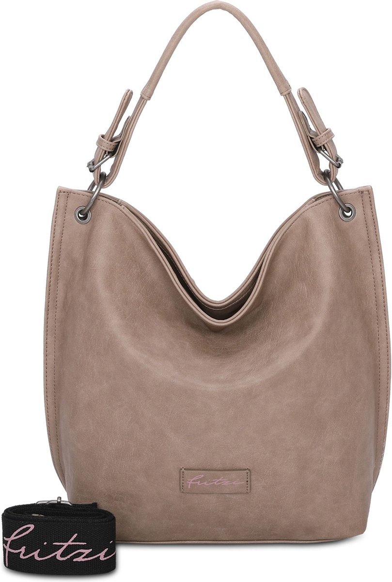 Fritzi aus Preußen Eco Fritzi01 Schoudertas 43 cm - Dames - eco mud