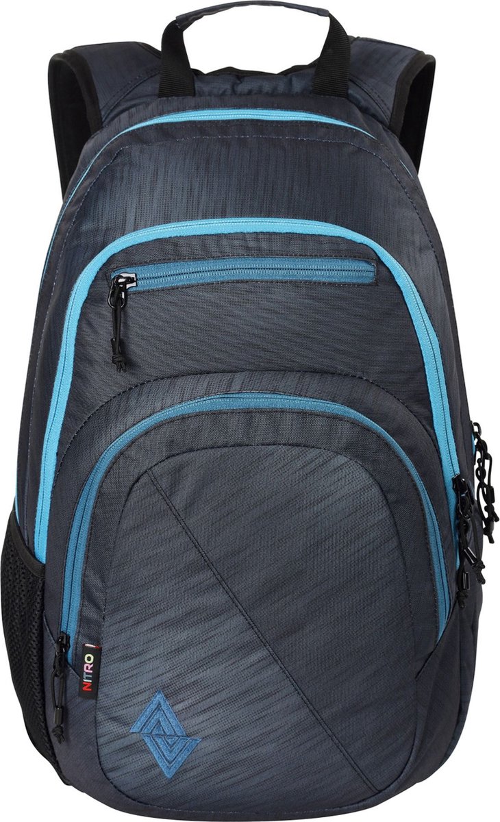 NITRO Laptop rugzak Rugzak met laptopvak Daypacker Collection Stash 29 Backpack Haze Donkergrijs