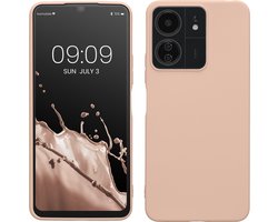 kwmobile telefoonhoesje geschikt voor Xiaomi Poco C65 / Redmi 13C - Hoesje voor smartphone - Back cover in kokosmelk