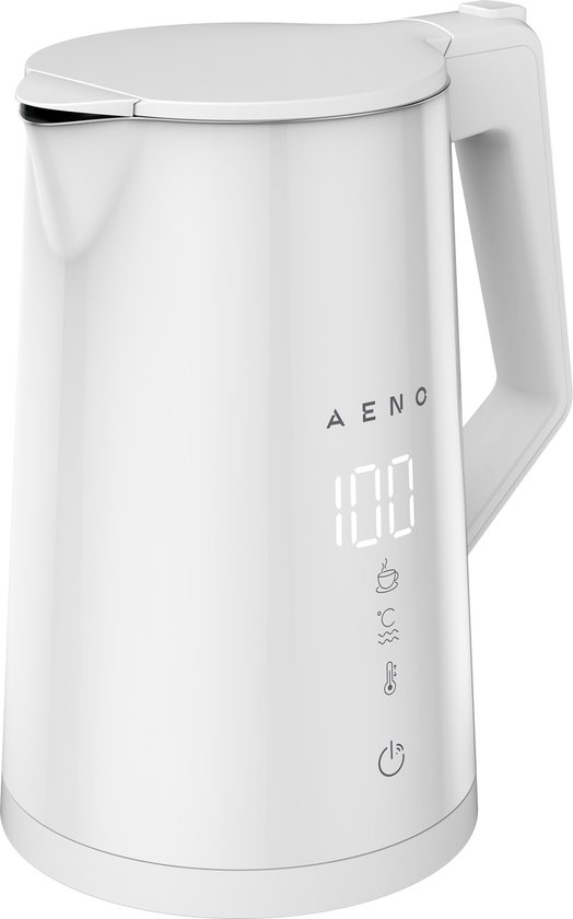 AENO EK8S - Bouilloire Électrique Intelligente - 1,7 L - Contrôle de la Température - Contrôle Wi-Fi et Écran Tactile - Wit