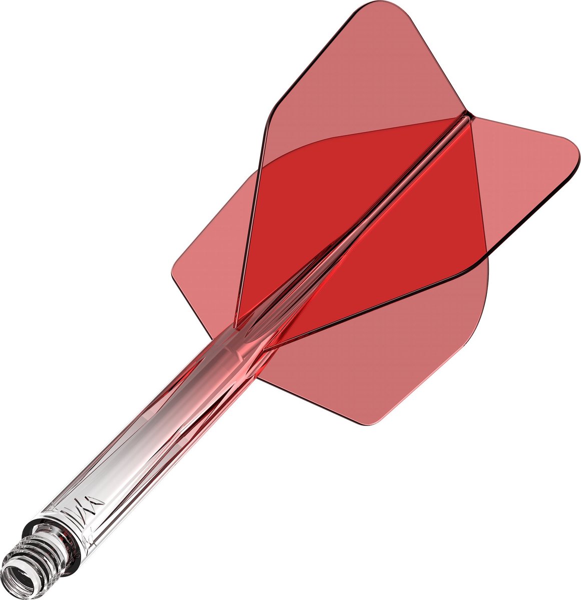 Mission Force 90 Gradient Transparent Red NO6 - Dart Flights