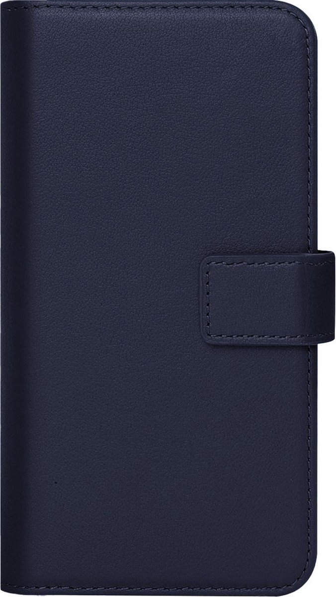 Caseuals Echt Lederen Portemonnee/Boekhoesje - Krachtige magneetsluiting - geschikt voor Apple iPhone 14 Pro - Blauw