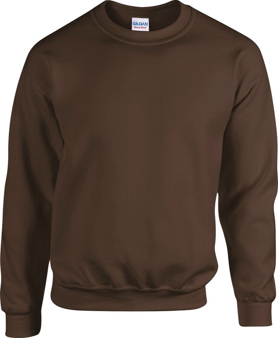 Gildan - Heavy Blend Unisex Sweater - Dark Chocolate maat L