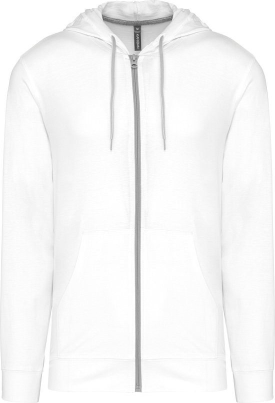 Kariban Hooded vestje van licht katoen K438 - White - 3XL