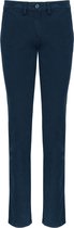 Pantalon Femme 36 NL (38 FR) Kariban Dark Navy 98% Katoen, 2% Élasthanne