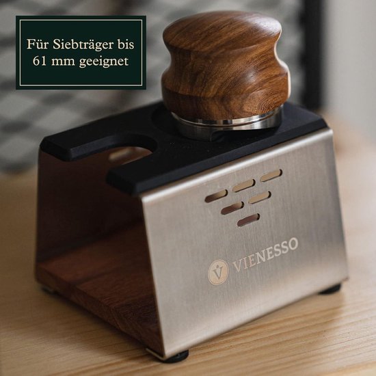 COLORSOUL Station De Bourrage D'espresso Et Boîte à Frapper Station De Tamponnage De Café En ABS Station Dorganisation Despresso Adaptee Au Stockage 51 58mm Distributeur De Doseur Despresso Portafi