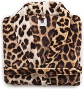 Peignoir ZoHome Leopard Long - Polaire - Taille S - Marron