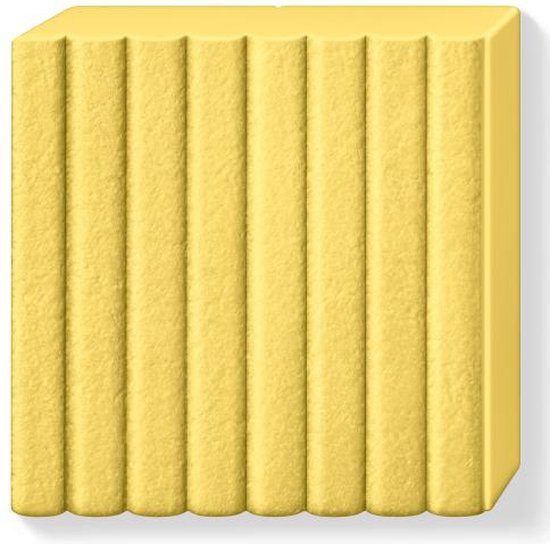 Fimo klei soft Leather Safran yellow 8010-109