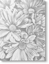 Bloemen | 40x50cm (Meest gekozen) | Dot painting | Canvas op frame | Diamond painting & Schilderen op nummer alternatief | Stippelschilderij