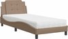 vidaXL-Bed-met-matras-kunstleer-cappuccinokleurig-80x200-cm