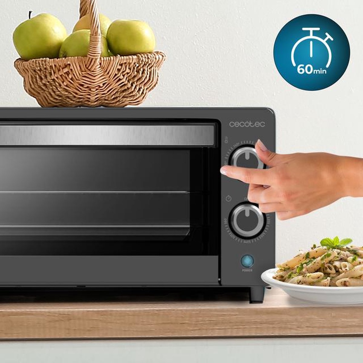 Cecotec Vrijstaande Elektrische Oven - 10 Liter - Compacte Mini Oven - Instelbare Temperatuur tot 230°C Graden - Bake&Toast – foto 7