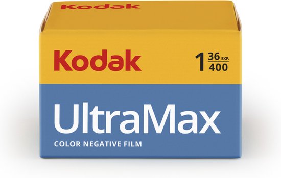 Foto: Kodak ultramax fotorolletje iso 400 36 opnamen