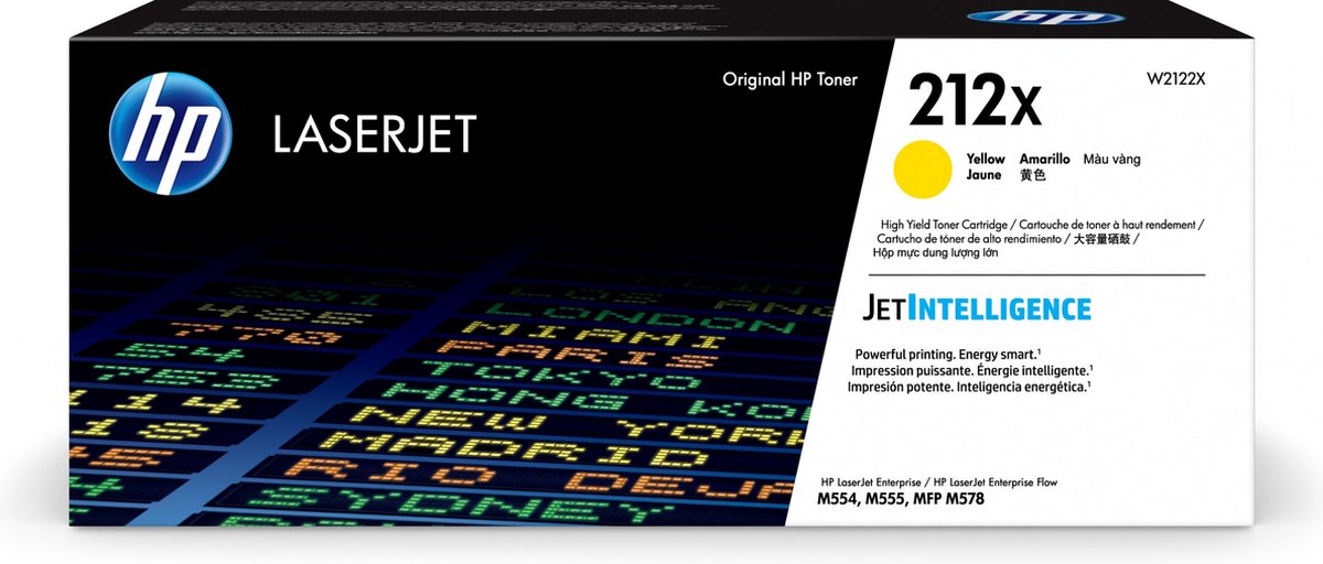 HP 212X originele high-capacity gele LaserJet tonercartridge
