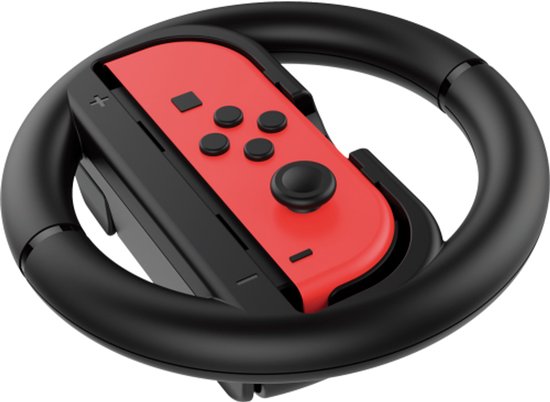 Venom Nintendo Switch - Racing Wheels Twin Pack - Geschikt voor Joy-Con Controllers - Set van 2 - Zwart van Venom — afbeelding 4