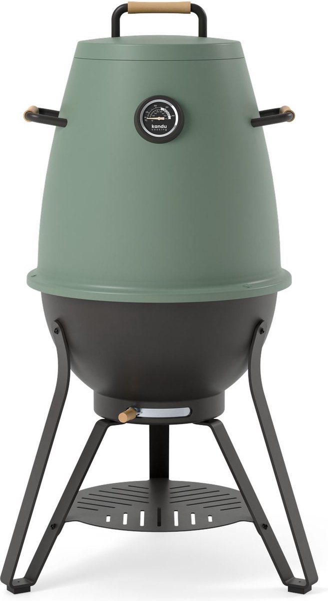 Kandu Cooking 41 kooksysteem - Jungle Green - Vertical Cooking barbecue - Ø58 x H95 cm