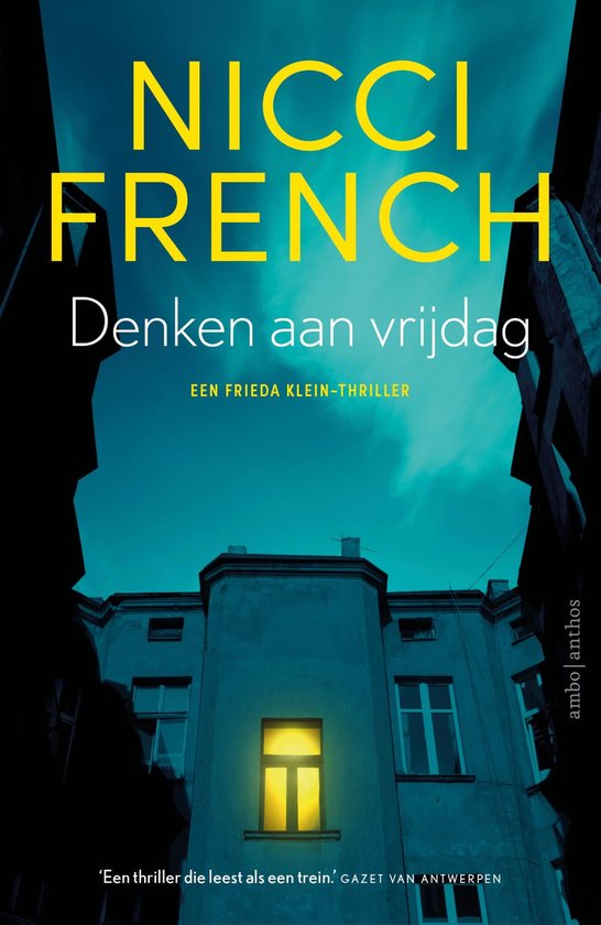 Frieda Klein 5 - Denken aan vrijdag - cover