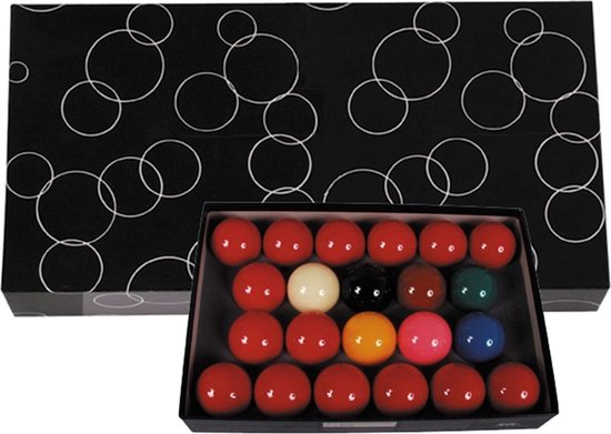 TopTable Snooker Ballen A-klasse 57,2mm - Officiële Maat Pooltafels
