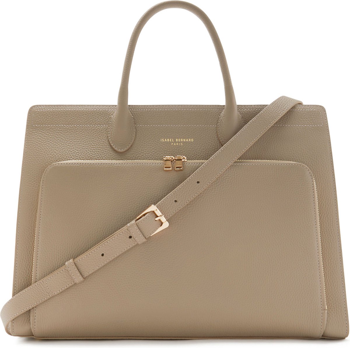 Isabel Bernard IB25038 Dames Handtas - Taupe