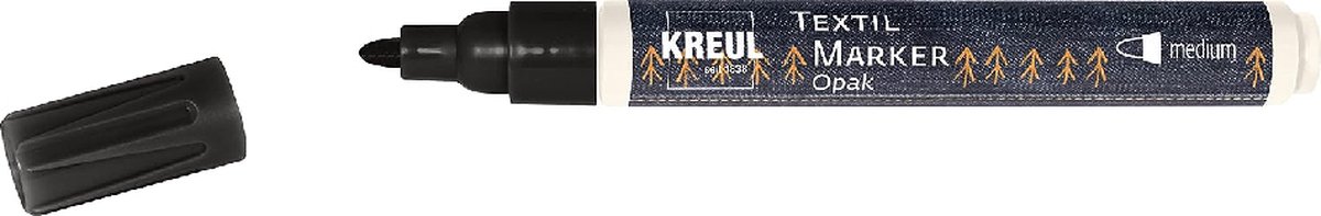 KREUL 92772 markeerstift 1 stuk(s) Kogelpunt Zwart