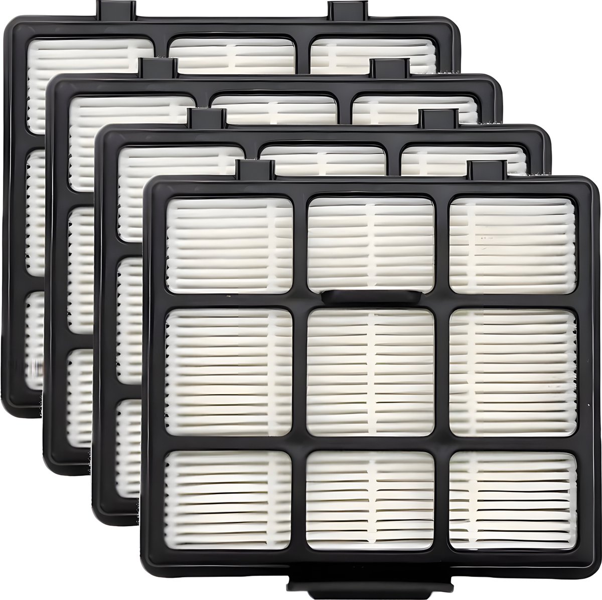 4x HEPA Filter geschikt voor Inventum ST306, ST307, ST308 vervangt onderdeel nummer 21200900120 en 21200900010