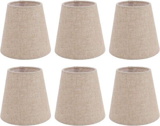 Zwarte Lampenkappen Met Gouden Voering Clip Op Lichte Tinten Kaars Kroonluchter Lampenkappen Set Van 6 Haoyi