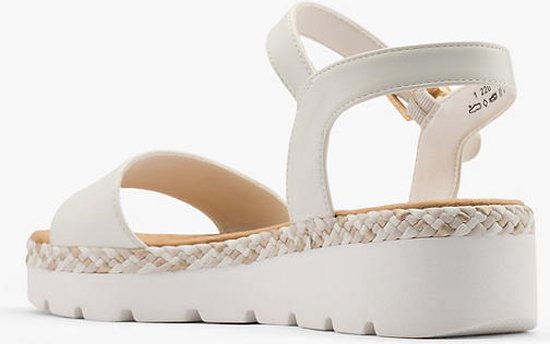 esprit Witte platform sandaal - Maat 36 | bol