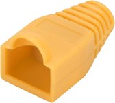 Bol.com Netwerkplug huls voor RJ45 connector - kabel tot 6mm - Geel - 10 stuks aanbieding