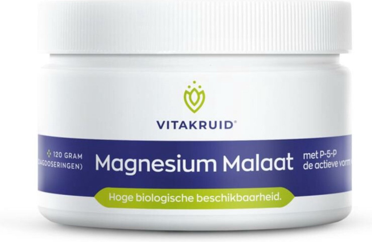 Goedkoopste 2x Vitakruid Magnesium Malaat 120 gr