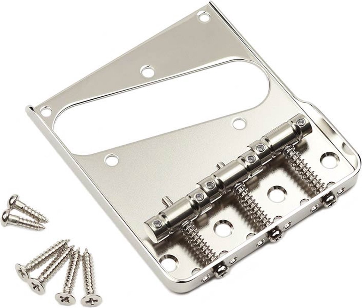 Hosco HK-24NS/TI Gitaarbrug by Gotoh – Titanium In-Tune Saddles