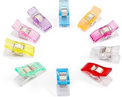 Actie4you® - Stofklemmen - Clips - Naaiclips - Kopspelden vervanger - Naai accesoires - Wonderclips - Naai klemmen - Minikijper - 50 Stuks