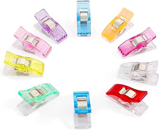 Actie4you® - Stofklemmen - Clips - Naaiclips - Kopspelden vervanger - Naai accesoires - Wonderclips - Naai klemmen - Minikijper - 50 Stuks