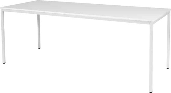 Foto: Bureautafel domino basic 160x80 logan alu frame