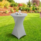 Lot De 2 Jupes De Table En élasthanne Blanc Pour Tables