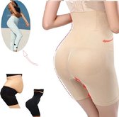 Shapewear Corrigerend Ondergoed Hoge Taille | Heupliftende Bodyshaper I Afslankbroek i Tailletrimmers I Billen, Buik & Dijen| Correctie Buik Ondergoed | Maat XL/XXL I Beige