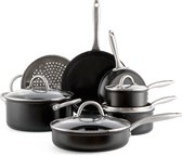 Bol.com GreenPan Lima Midnight 7(11) delige pannenset - PFAS-vrij aanbieding
