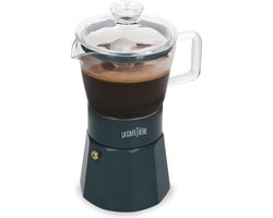 Espresso Maker, 6 Cups, 0.29 L, RVS, Glas, Groen - La Cafetière | Verona
