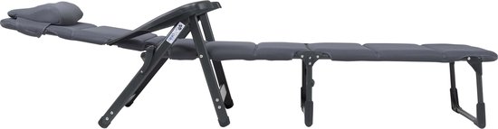 Crespo - Ligstoel - AP/233 - Air-Deluxe - Grijs van Merkloos — afbeelding 2