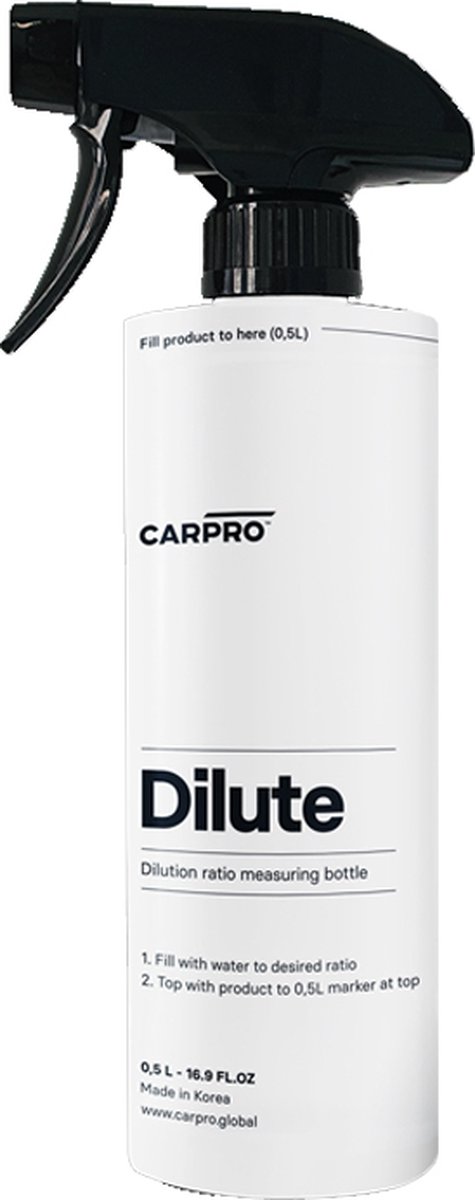 CarPro Dilute Empty Bottle 500ml - Lege Fles van Merkloos	 — afbeelding 3