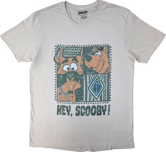 ScoobyDoo - Hey Scooby! Heren T-shirt - 2XL - Grijs