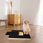 Krabplank voor honden, krabplank voor honden, met traktatiebox, krabplank van hout, comfortabele hondenkrabmat, nagels voor nagelverzorging, kleine en middelgrote honden, puppy's