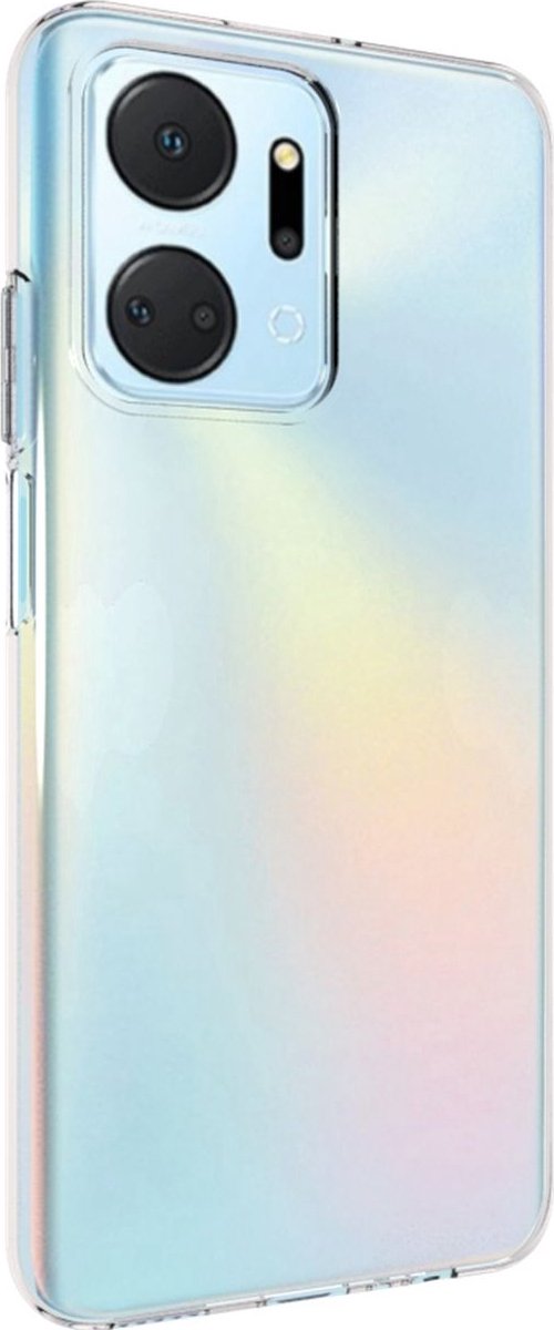 Mobigear Doorzichtig Hoesje geschikt voor HONOR X7A Telefoonhoesje Flexibel TPU | Mobigear Basics Backcover | Doorzichtig Telefoonhoesje X7A | X7A Case | Back Cover - Transparant