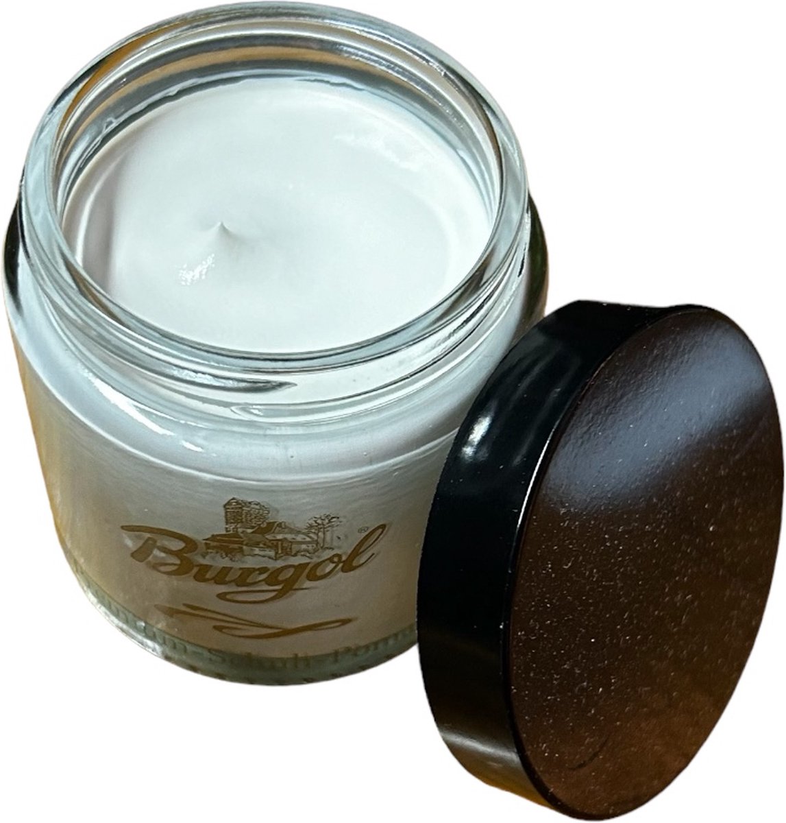 Burgol Shoe Pomade - Kleuropfrissende en verzorgende schoencrème - 100ml - (098) Wit