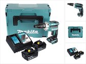 Makita DFS 251 RGJ accu-droogbouwschroevendraaier 18 V borstelloos + 2x accu 6.0 Ah + lader + Makpac