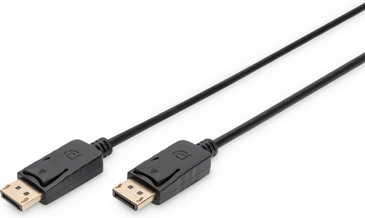 Digitus AK-340103-010-S DisplayPort-kabel DisplayPort Aansluitkabel DisplayPort-stekker, DisplayPort-stekker 1.00 m Zwart