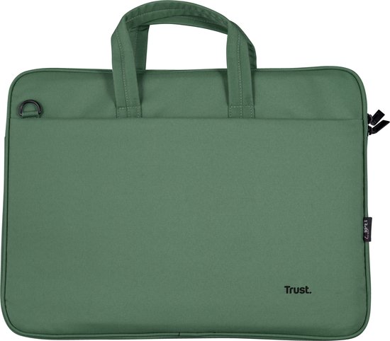 Trust Bologna - Laptoptas tot 16 inch - Schoudertas met accessoire vak - Groen