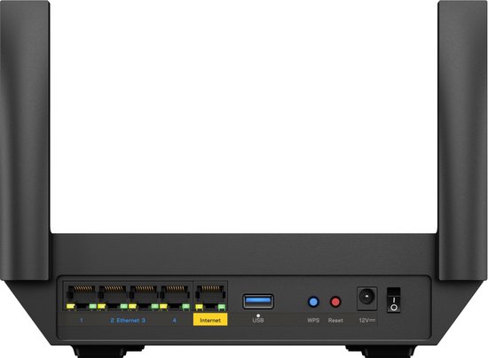 Linksys MR5500 Hydra 6 Pro - Routeur - Mesh WiFi 6 - Double bande – Contrôle Parental – 5400 Mb/s - Noir